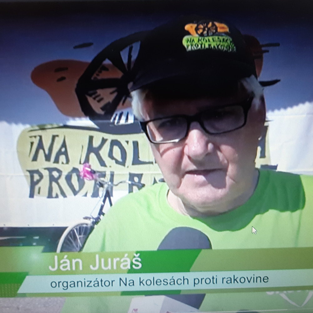 Ján Juráš, koordináror kampane Na kolesách proti rakovine v TV SEN